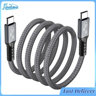 FunsLane Usb 4.0 Data Cable Compatible For Thunderbolt 4 Type C Double-headed 8k Cable 40gbps Pd 240w Fast Charging Cable