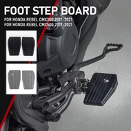 Ultrasupplier รถจักรยานยนต์อุปกรณ์เสริมกว้างที่รองเท้าเหยียบหมุดที่พักเท้าสำหรับ Honda CMX500 CMX300 2017 2018 2019 2020 2021 Rebel 500 CMX 300