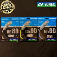 Yonex BG 80 String 100% Original From Yonex Sunrise