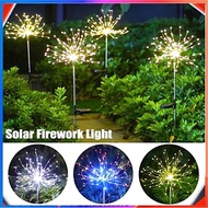Waterproof Solar Fireworks Light LED  Fairy Light Garden Light Lawn Dandelion