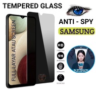 Tempered Glass Anti Spy Samsung A01 A01 CORE A01S A02 A02S Privasi Ful
