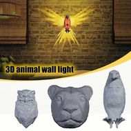 LAMPU DINDING POLY 3D ANIMAL WARNA WARNI / LAMPU DINDING CAS USB / LAMPU TIDUR / LAMPU HIAS KAMAR