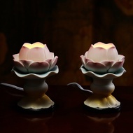 Ever-burning lamps for Buddhist shrines, front lamps, Buddhist supplies, decorative items for worshi