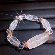 White Crystal Nine Eyes Dzi White Crystal Nine Eyes Dzi Bracelet Help Money Fortune Health Exorcism