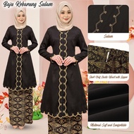 LA Sulam baju kurung hitam muslimah kebarung plus size baju nikah perempuan Nikah/Tunang bridesmaid 
