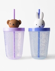 Miffy Boris  tumbler with straw 有蓋杯連飲管