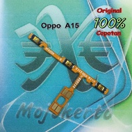 Oppo A15 Fleksibel tombol power on off dan volume original copotan