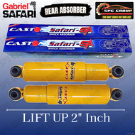 [1pc] CASTON SAFARI FRONT / REAR MITSUBISHI PAJERO LO47 LO49 HEAVY DUTY OIL ABSORBER GABRIEL