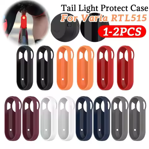 Silicone Tail Light Protect Case Washable Smart Bike Lights Protective Cover Anti-Lost Impact-resist
