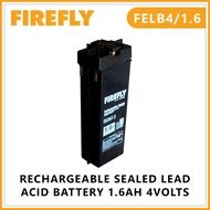 ▨﹉✜Rechargeable Battery Sealed Lead Acid Battery FIREFLY 1.6Ah 4V Maintenance Free FELB4V16AH