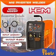 Mytools HCM MG25P MIG Inverter Welder 200A Welding Machine with MIG Torch & Accessories