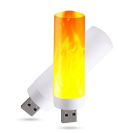 SE Creative USB Flame Atmosphere Light Portable LED Flame Flashing C