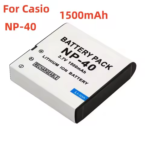 1500mAh NP-40 NP 40 Camera Battery or Charger For Casio EX-Z30 Z40 Z50 Z55 Z57 Z400 Z750 Z850 FC100 
