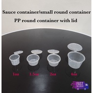 Sauce container/small round container 1oz 1.5oz 2oz 4oz