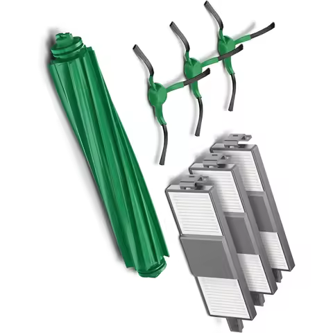 Replacement Kit-18PCS For Irobot Roomba 205 Dust Compactor Vacuum Cleaner Parts-Main Brush, Side Bru