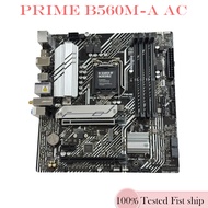 For ASUS PRIME B560M-A AC Motherboard LGA 1200 DDR4 Intel B560 MATX Mainboard Tested Fully Work