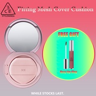 Original 3CE Fitting Mesh Cover Cushion Foundation Color Perfecting Skin Tone Up Hyaluronic Acid Pan