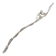 Tiffany & Co.) 草編猴子圖案復古純銀 925 銀 0405 [二手]