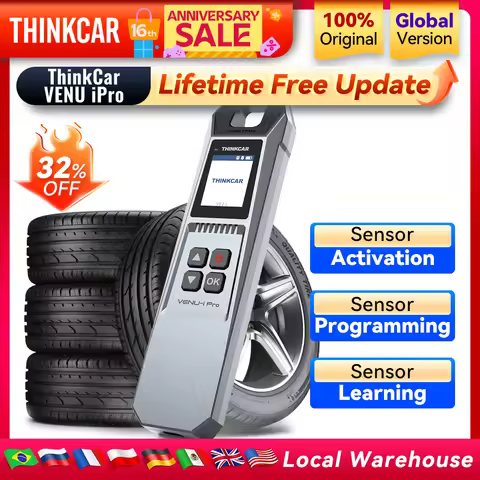THINKCAR VENU iPRO Car Tire Pressure Diagnose Tool Automotive TPMS Sensor Programming Learning Activ