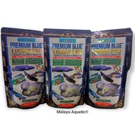 Akari Premium Blue Louhan Pro 2mm 100 gram (Pellet Louhan / Flowerhon / Channa Varian Blue)