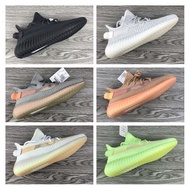 6 Colors Yeezy Sply 350 V2 Boost Limited Edition White Zebra Yezzy UV Men's Running Light WIG j8js p