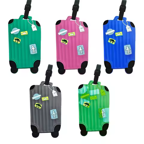 Multifunctional Anti - Loss Luggage Tag: Durable, Privacy - Protected, Waterproof & Boarding Pass Co