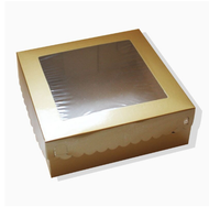 10 PCS Dus Kue Emas 20 x 20 x 8