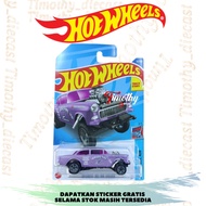 UNGU Hot Wheels 55 Chevy Bel Air Gasser Purple Triassic Five Track Stars