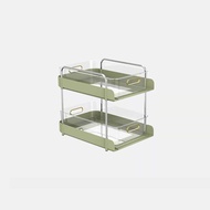 Acrylic Small Cart Stand with Wheels Underbed Storage Cosmetic Organizer Transparent Dormitory Makeu