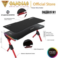 Gamdias Daedalus M1 RGB Gaming Desk Red Multipurpose Gaming Table