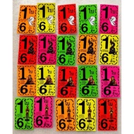 Lottery Color Head Bo Attached To The Reflective Set Of 1 6 Million
