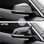 For BMW 1Pair Side Rearview Wing Mirror Cover Caps 1 2 3 4 Series F20 F30 F31 F32 F34 F36 E84 2014 -