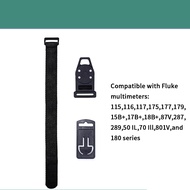 One Piece Magnetic Hanging Strap For Fluke Multimeter 115 116 117 175 177 179 15B+ 17B+ 18B+ 87V 287