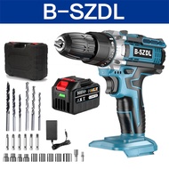 🔥🔥B-SZDL🔥สว่านไร้สาย แบตก้อนใหญ่ สว่านแบตไร้สาย3 ระบบ 988VF มอเตอร์บัสเลส BL MOTOR เจาะเหล็ก เจาะคอ