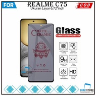 Tempered Glass Realme C75 C75x Anti-Scratch Full Cover Glass