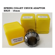 SPRING COLLET CHUCK ADAPTOR ER25 - 16mm