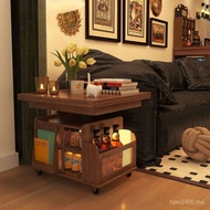 Times Coffee Table Foldable Lifting Solid Wood Living Room Sofa Mobile Tea Table Tea Table Dining Ta