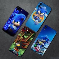Soft black phone case for iPhone 5 6S SE X XS Max XR 6 7 8 Plus 27KZ sonic the hedgehog Cover