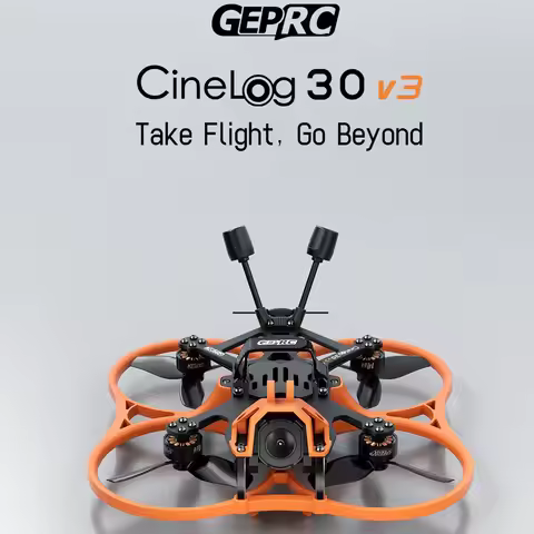 GEPRC Cinelog30 V3 O4 Pro Air Unit Quadcopter 4K HD Record FPV Drone with LED BEC Light/TAKER F722 4