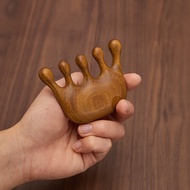 Scalp Massage Comb Sandalwood Men Women Head Meridian Comb Hair Therapy Anti-Hair Loss Comb Wooden C