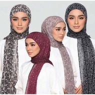 MONOGRAM BOKITTA INSPIRED WITH MATCHING INNER RECTANGLE MUSLIMAH HIJAB