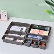 8Pcs/set Drawer Storage Box Cutlery Cosmetics Stationery Organizer Set Drawer Organizer Trays