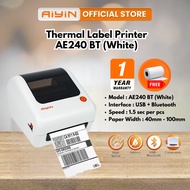 AiYin Thermal Label Printer 4 Inch/ A6 Awb Thermal Printer AE240-BT