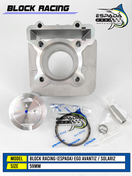 BLOCK Racing Ego SOLARIZ ego avantiz 59mm Espada Racing Block Piton 59mm full set
