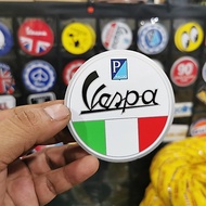Italy vespa flag sticker