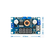 XL4015 VOLTMETER - Modul XL4015 DC-DC Step Down Module 5A 75W with Voltmeter