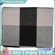 Cotton  Plaid Rugs, Check Rug,23.6Inch x35.4Inch,Checkered Outdoor Rug,Outdoor Plaid Doormat For Kit