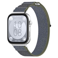 สายรัดห่วงไนลอนสำหรับนาฬิกา Huawei พอดีกับ3 Band อุปกรณ์เสริมของสมาร์ทวอทช์ Huawei Watch Fit3 Trail Sport สร้อยข้อมือสายนาฬิกาข้อมือ