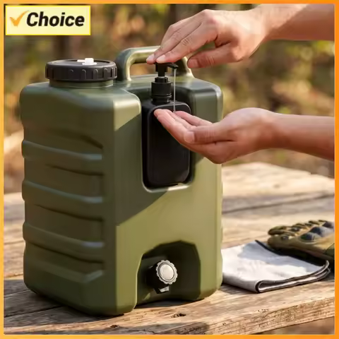 15L/20L/30L Camping Water Container Jug Portable Car Water Tank Large Capacity Outdoor Water Bucket 