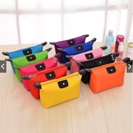 Canvas Cosmetic bag Makeup Beg pencil bags colorful small storage Zipper waterproof wash Cute Hand L